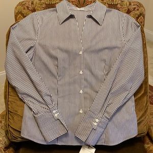 NWT Calvin Klein Non-Iron Easy Care Collared Shirt